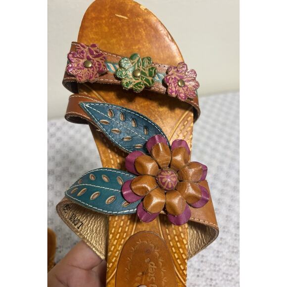 Spring Step L’Artiste Womens Lona Slide Sandals, EURO 39 = US 8.5 Bohemian - Picture 8 of 8